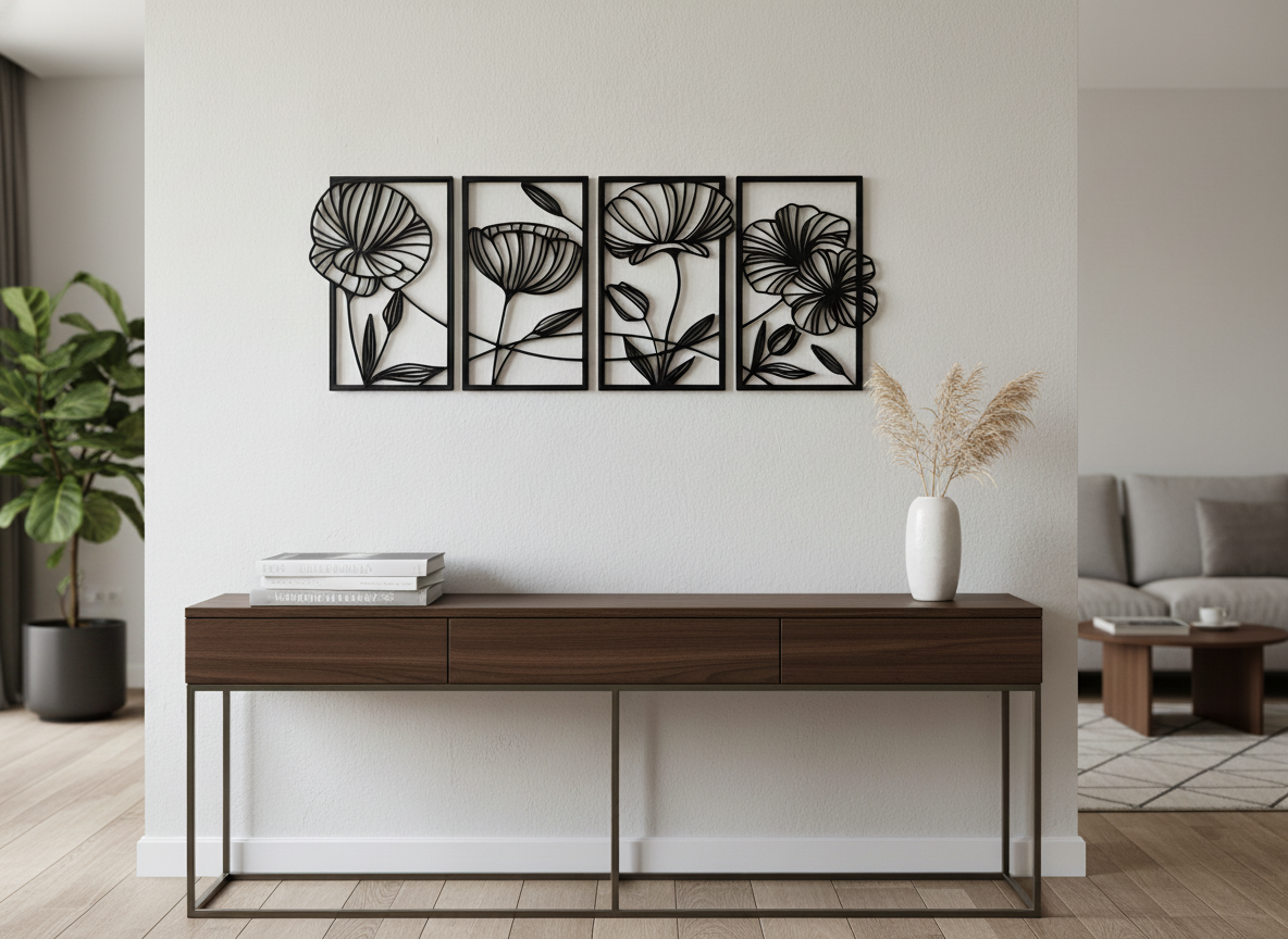 Cuadros Florales Minimalistas