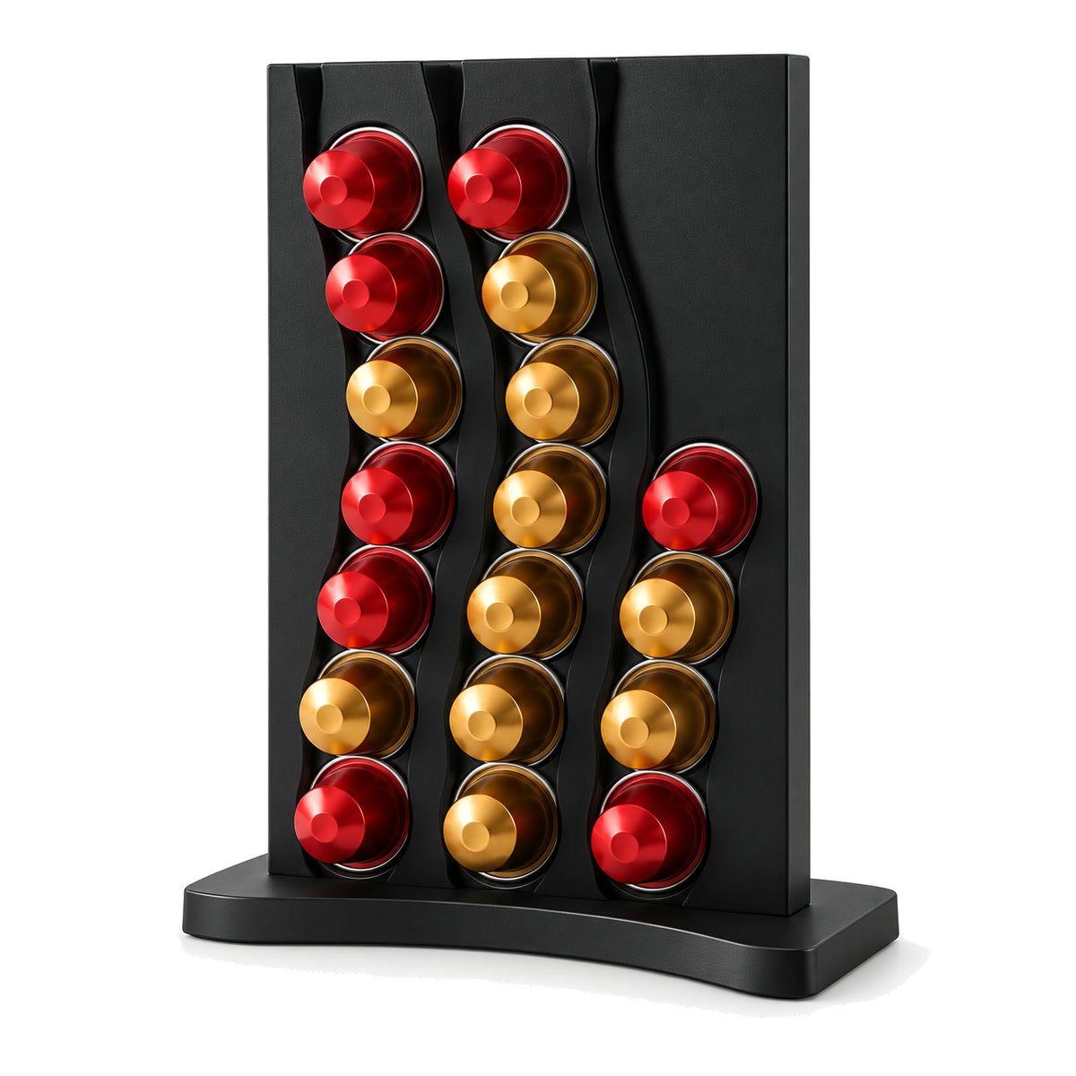 Organizador de Cápsulas de Café Nespresso de diseño ondulado -  Para 21 Capsulas