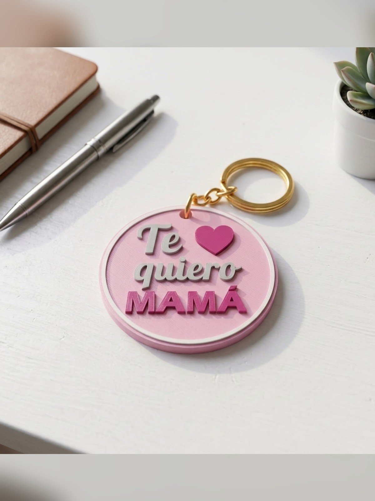 Llaveros Te Quiero Mamá Pack x20 Souvenir Día de la Madre