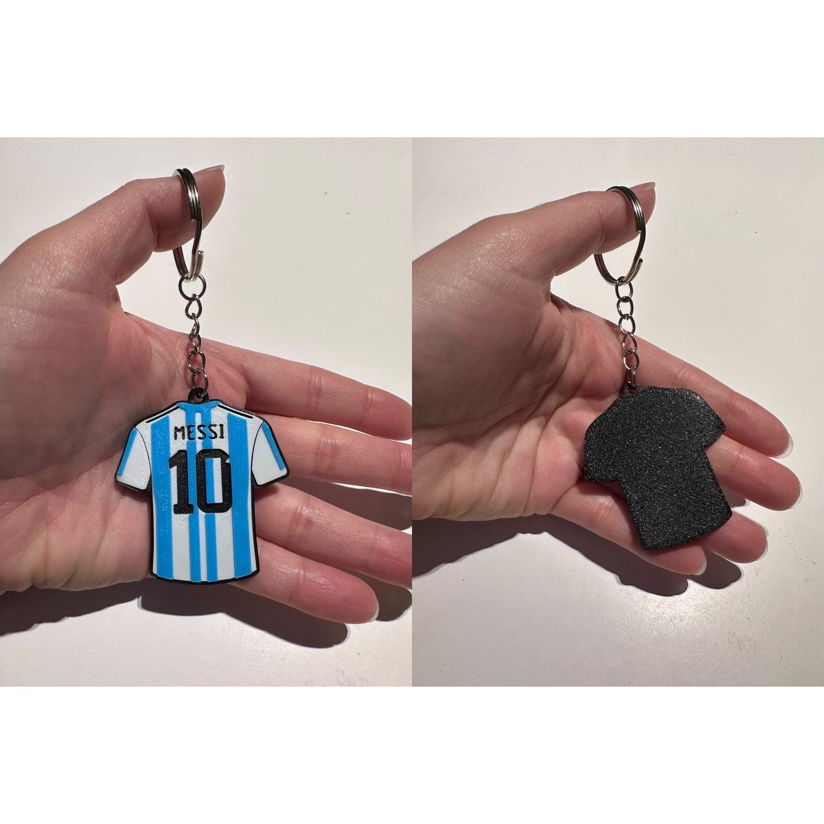 Llaveros Camiseta Argentina Messi Pack x50 + Exhibidor de Regalo - foto 3