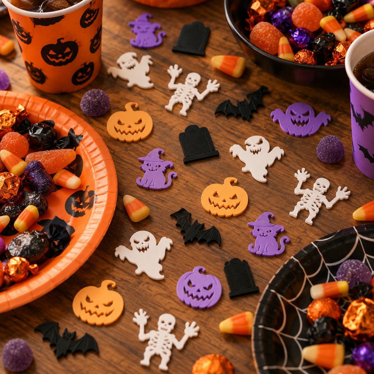 Confeti Decorativo Halloween Pack x100 Piezas - foto 2