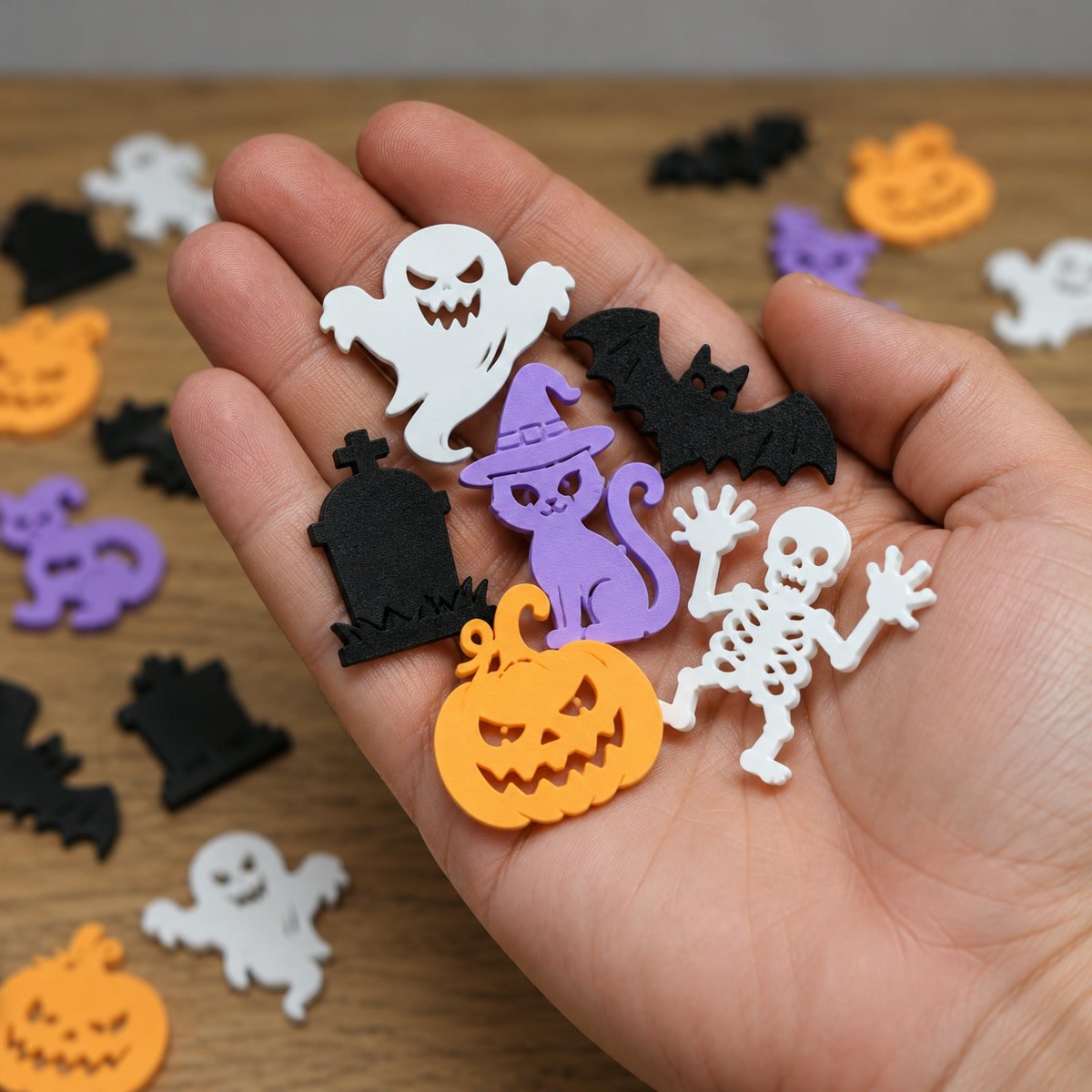 Confeti Decorativo Halloween Pack x100 Piezas - foto 3