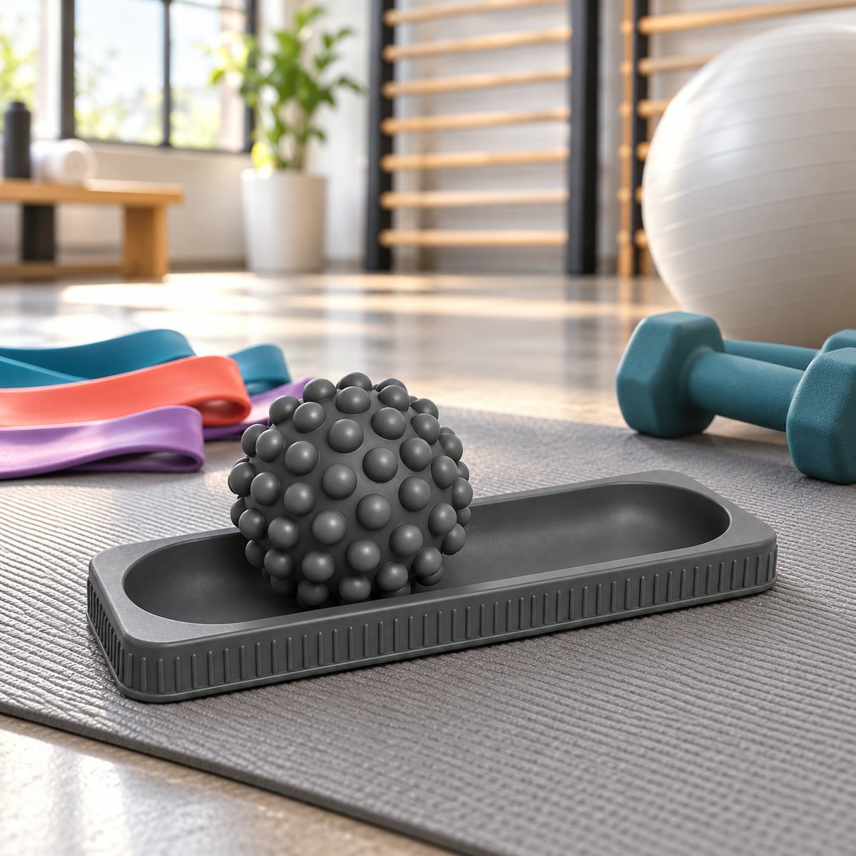 Rodillo Masajeador de Pies con Base Pelota Masaje Plantar - foto 6