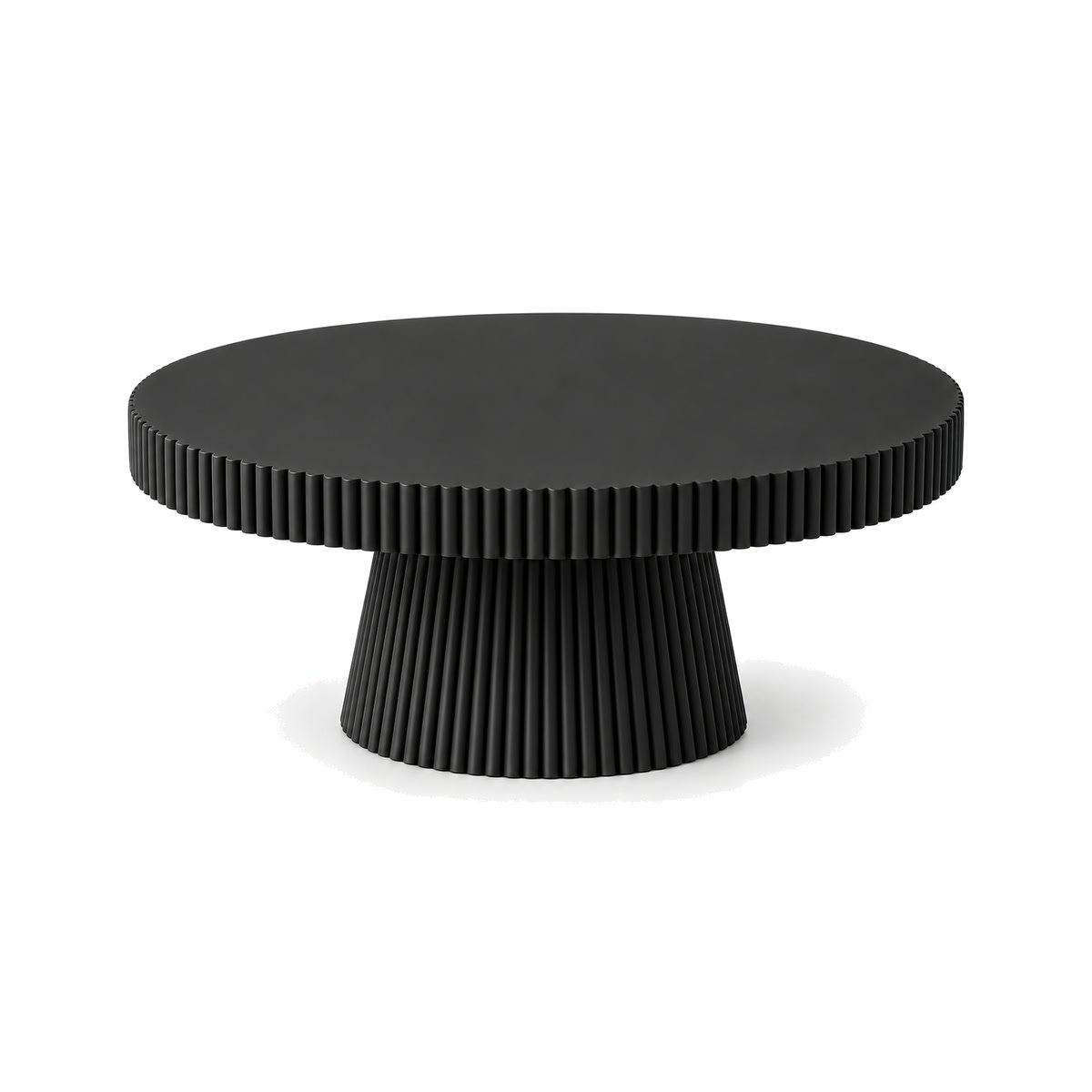 Bandeja Pedestal Decorativa Japandi Negra con Compartimento - foto 1