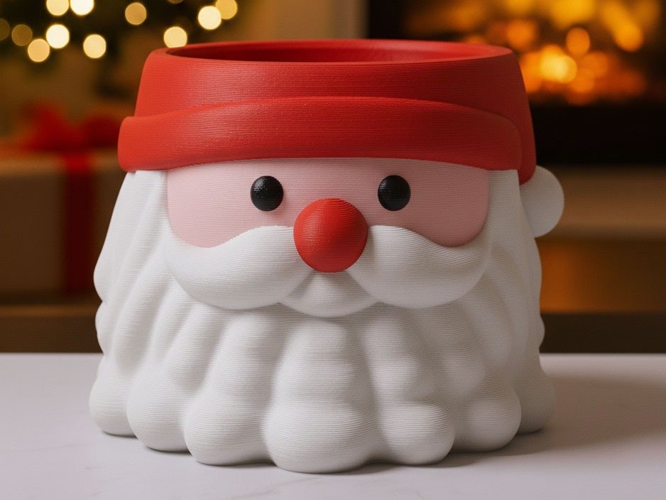 Caramelera Papá Noel Navideña Bowl para Golosinas