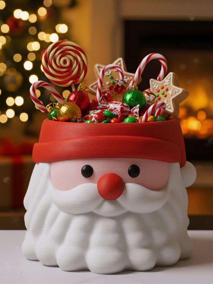 Caramelera Papá Noel Navideña Bowl para Golosinas - foto 3