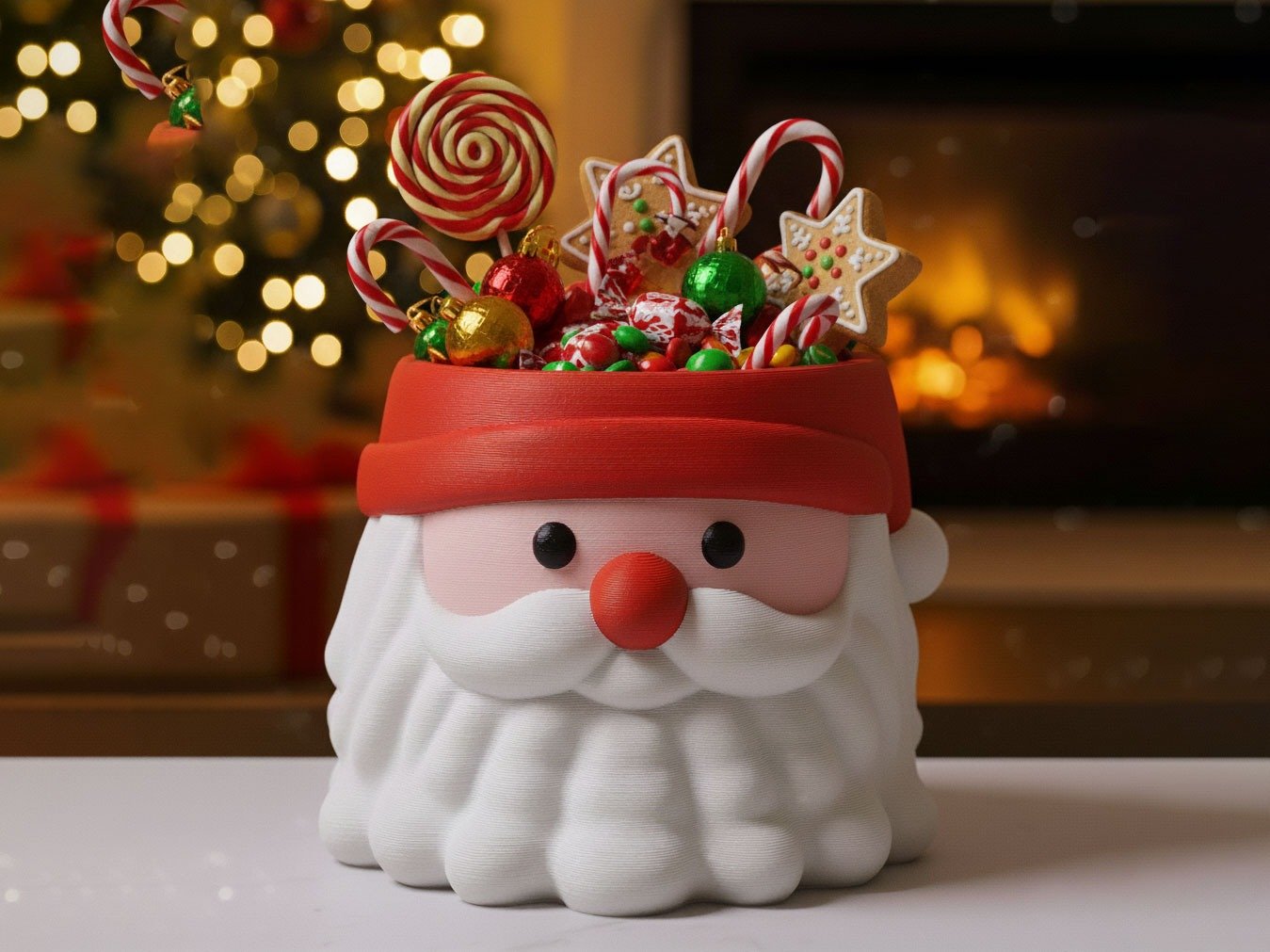 Caramelera Papá Noel Navideña Bowl para Golosinas - foto 5