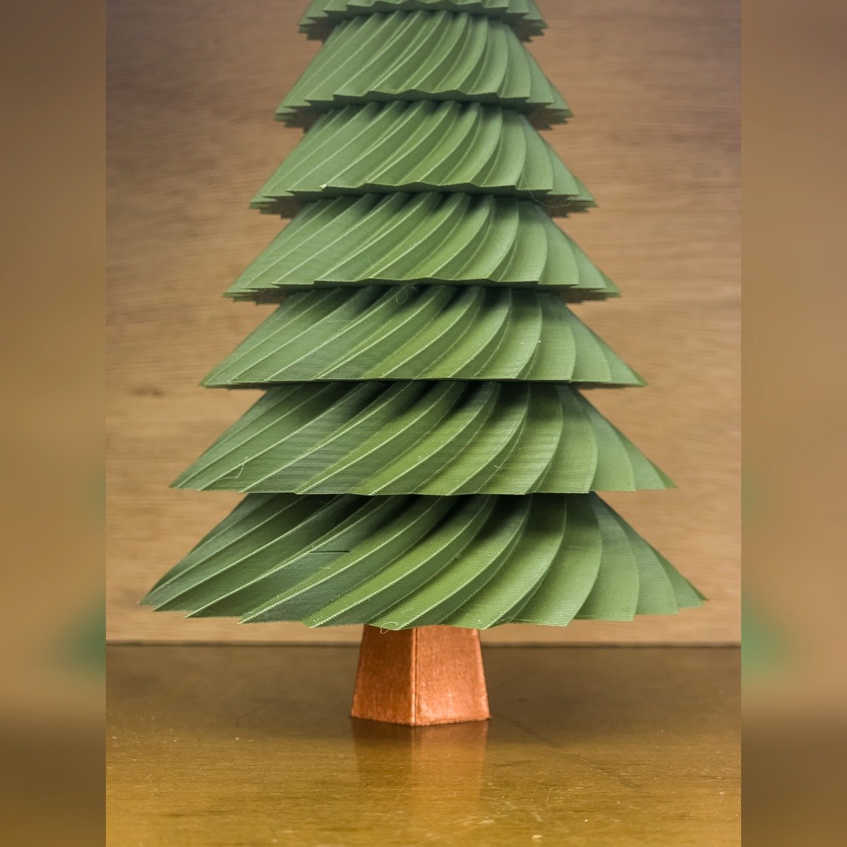 Árbol de Navidad Decorativo Plisado Verde - foto 4