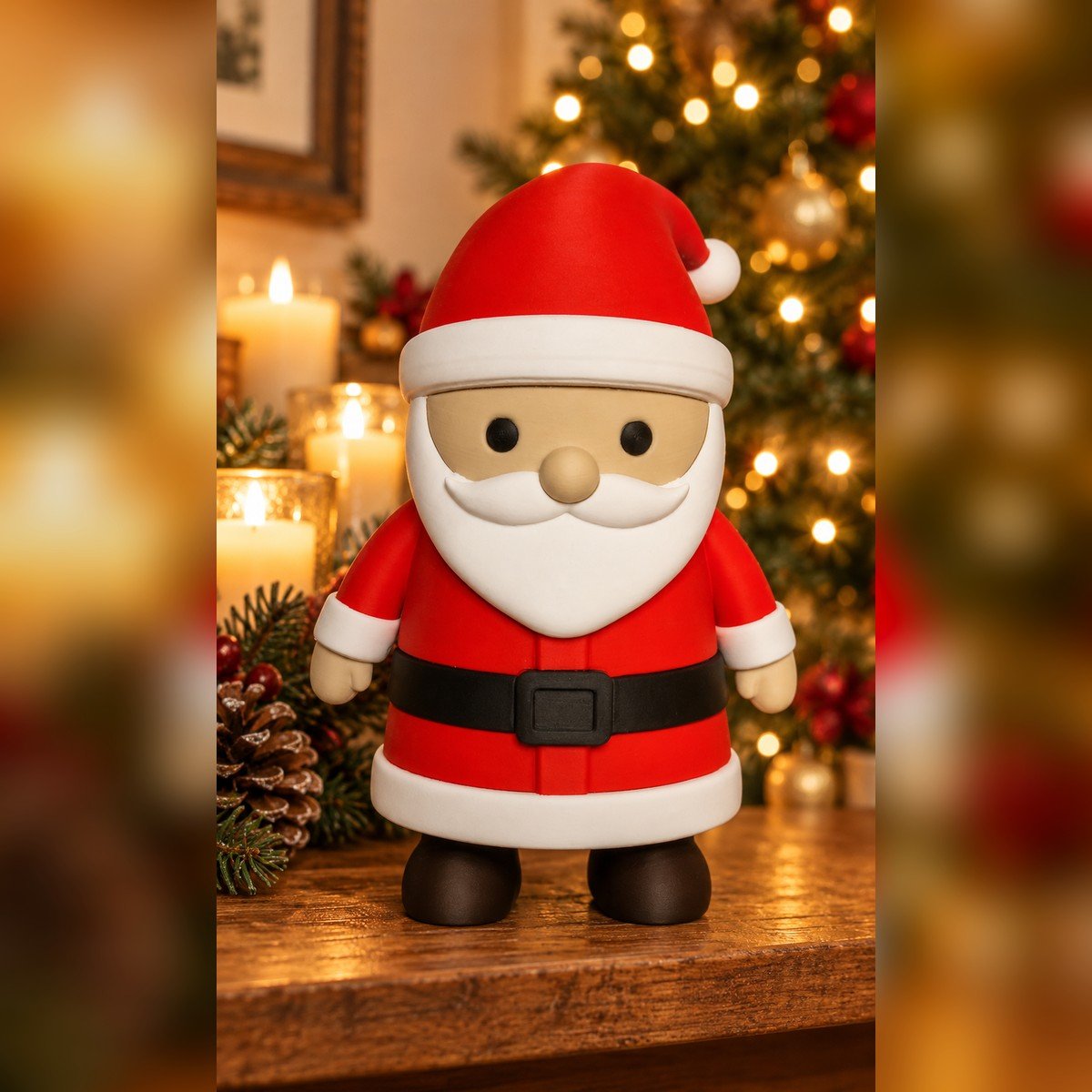 Papá Noel Decorativo Navideño 19 cm - foto 2