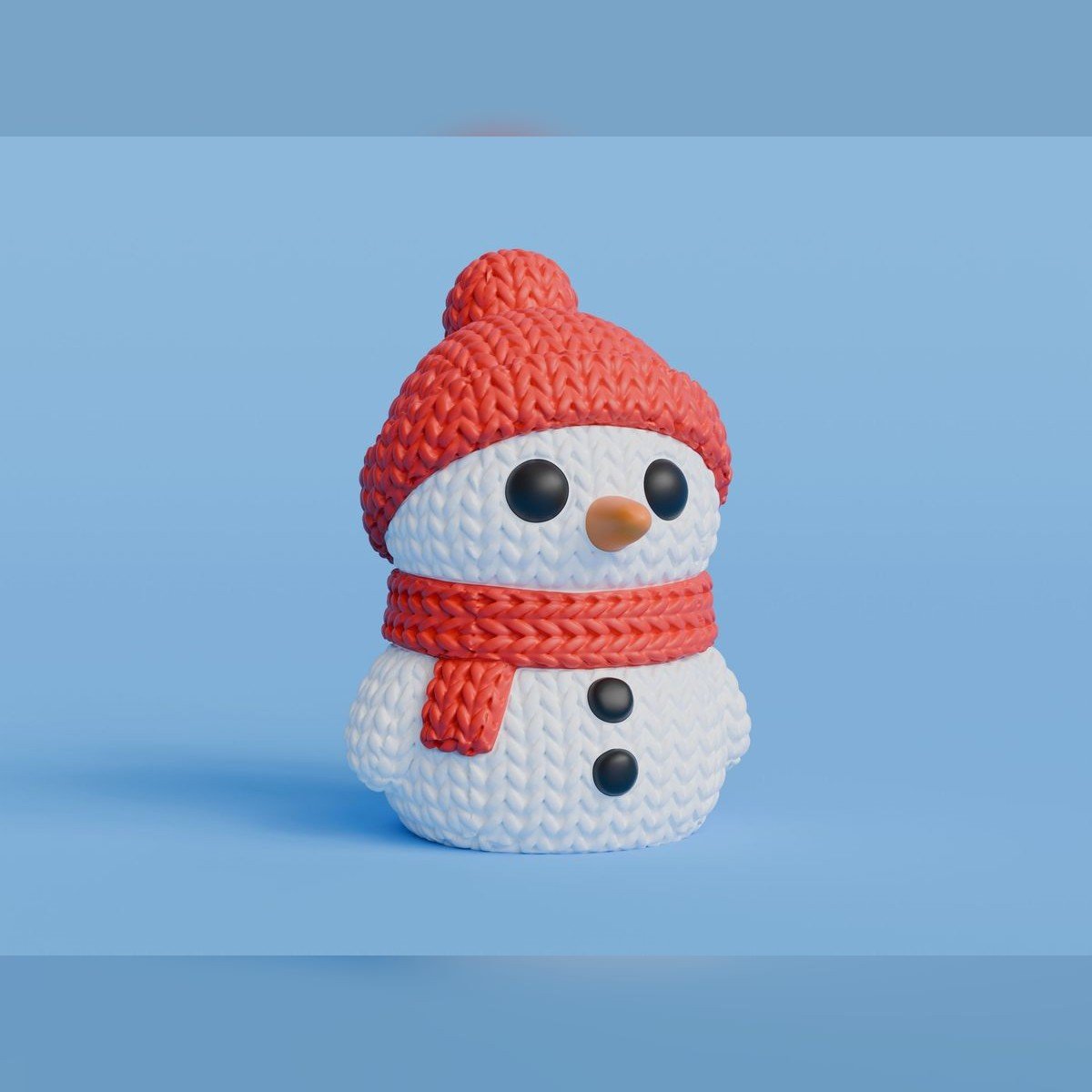Set 4 Figuras Navideñas Tejidas Muñeco de Nieve y Reno - foto 3