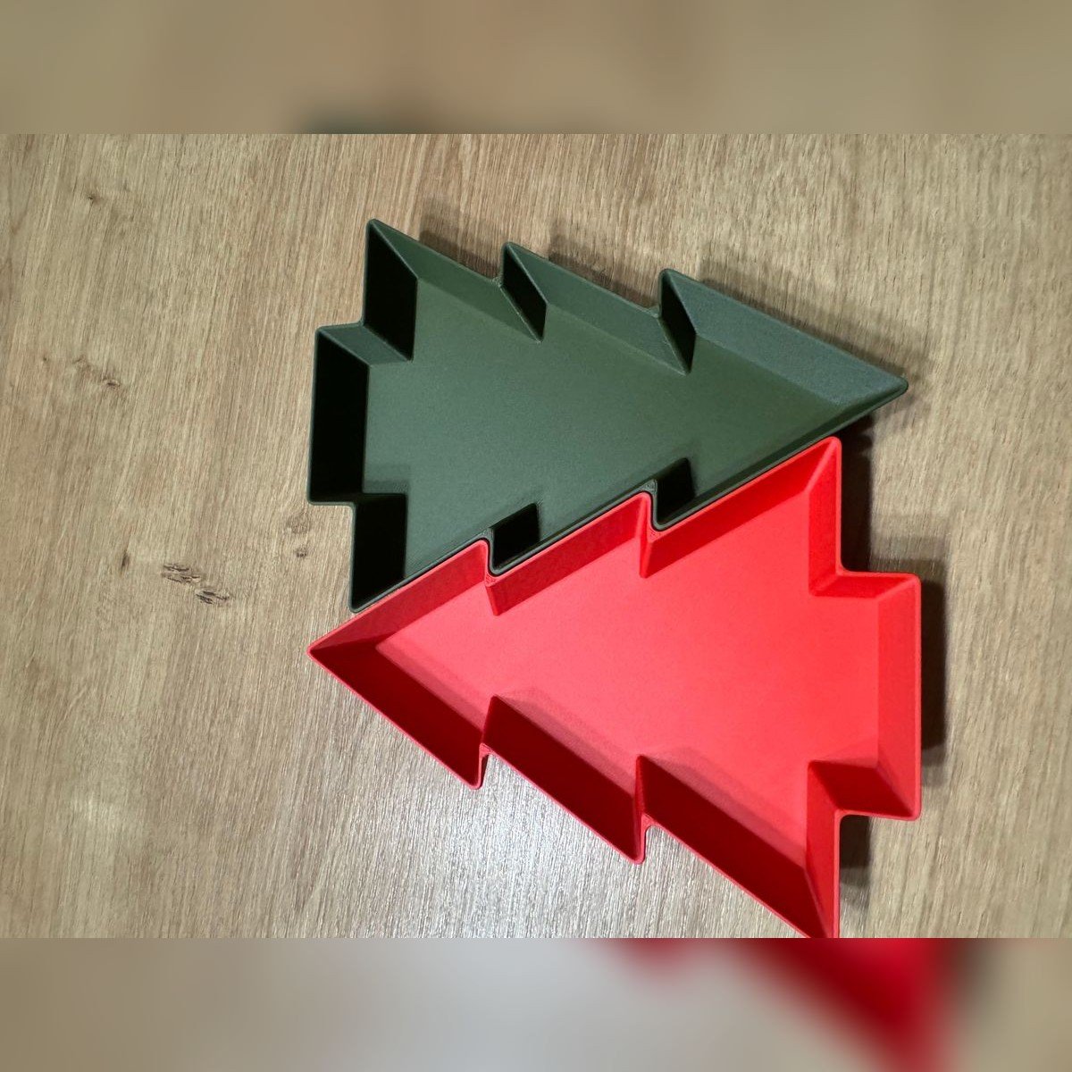 Set 6 Bowls Árbol de Navidad Apilables Rojo y Verde - foto 3