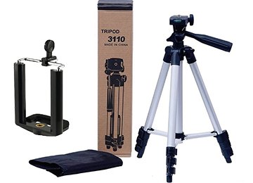 Tripode 3110 Aluminio Altura Max 1m Hasta 3kg Soporte Para Celular Y Tornillo Para Camara