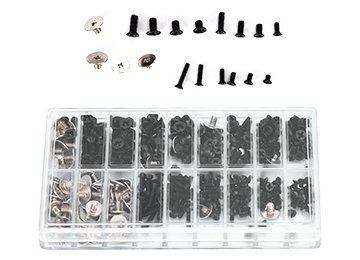 Kit De Tornillos 360 Unidades 18 Medidas Para Notebooks Tornillo En Caja Plastica