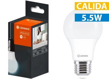 Lampara Led Osram Classic A E27 5.5w 830 Luz Calida Equivalencia 40w 220v 470 Lumens