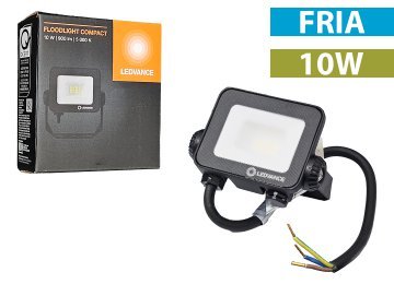 Reflector Led Osram Ledvance Floodlight Negro 10w 850 Luz Blanca Frio 220v 5000k 900 Lumens Ip65