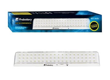 Luz De Emergencia Probattery 60 Leds Hasta 10 Horas De Autonomia