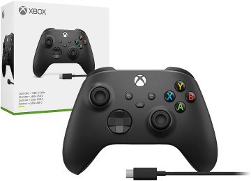 Joystick Microsoft Xbox One S Bluetooth Xboxone Incluye Cable Tipo C - Usa 2 Pilas Aa No Incluidas Negro Original