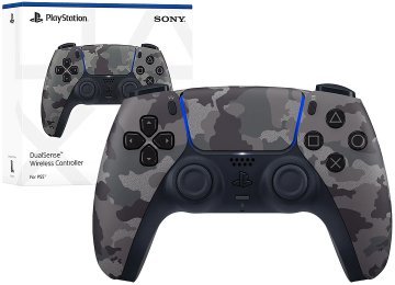 Joystick Sony Ps5 Playstation 5 Dualsense Bluetooth No Incluye Cable De Carga Usb Tipo C Camuflado Gris Grey Camo Original