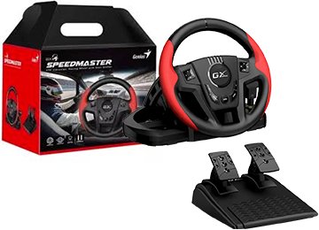 Volante Genius Speedmaster Usb Rotacion Volante 270 Grados Pc Ps3 Ps4