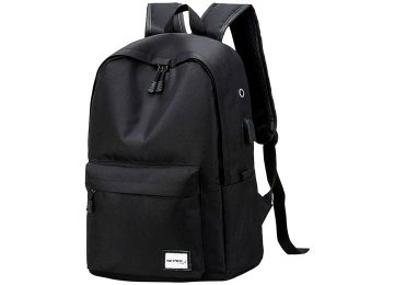 Mochila Netmak Nm-mch12 Notebook 15.6 Usb Externo 2 Compartimientos Con Cierre Dimensiones 42x33x13cm Negra