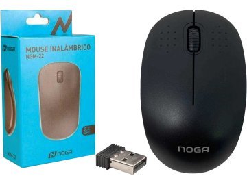 Mouse Noganet Ngm-900 Inalambrico Usa 2xaaa No Incluidas Negro
