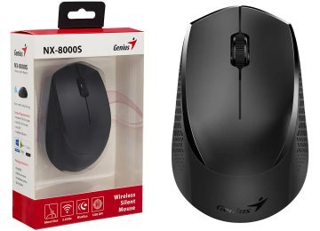 Mouse Genius Nx-8000s 1200dpi Incluye Pila Aa Negro Inalambrico