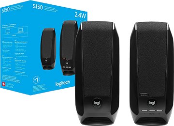 Parlantes Logitech S150 2.4 Watts Usb Stereo Negro