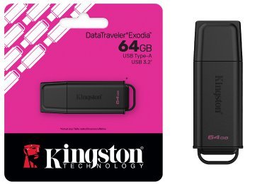 Pendrive 64gb Kingston Datatraveler Exodia Dtx G2 Usb 3.2 Gen 1