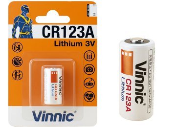 Pila Cr123a Vinnic 3v Lithium
