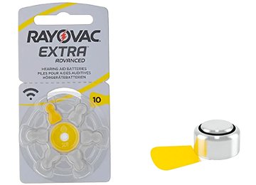 Pila Ac230 Pr536 Pr70 Pr10pr230l Rayovac 1.45v Alcalina X Unidad Dimensiones Xxmm