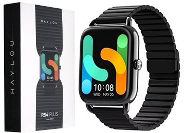 Smartwatch Haylou Rs4 Plus 105 Modos Deportes Frecuencia Cardiaca Sueno Control De Temperatura Ip68 Bluetooth 5.1 230mah Pantalla 1.78 Pulgadas Negro