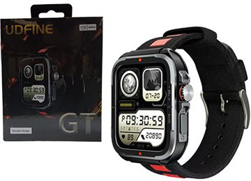 Smartwatch Udfine Watch Gt Sensor Cardiaco Estres Sueno Podometro Calorias 5atm 100 Modos Deportivos Compatible Alexa 300mah Bluetooth 5.3 Pantalla 1.88 Pulgadas Negro