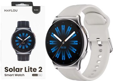 Smartwatch Haylou Solor Lite 2 1atm No Sumergible 150 Modos Deportivos Frecuencia Cardiaca Oxigeno En Sangre Estres De Fases De Sueno 300mah Bluetooth 5.4 Pantalla 1.43 Pulgadas Plateado
