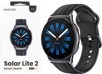 Smartwatch Haylou Solor Lite 2 1atm No Sumergible 150 Modos Deportivos Frecuencia Cardiaca Oxigeno En Sangre Estres De Fases De Sueno 300mah Bluetooth 5.4 Pantalla 1.43 Pulgadas Negro