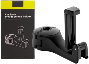 Soporte Celular Universal Asiento Apoya Cabeza Respaldo Auto - Ancho Maximo 10 Cm