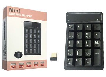 Teclado Numerico Zpnk2 2.4ghz Usb Win Xp 7 8 10 Linux Inalambrico