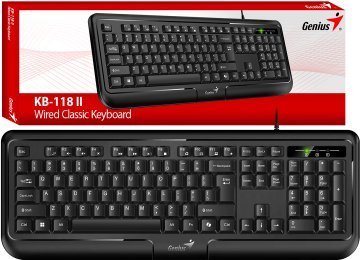 Teclado Genius Kb-118 Usb Espanol Negro