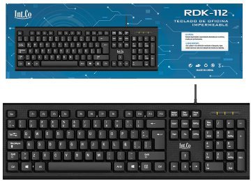 Teclado Intco Rdk-112 Usb Cable 1.2mts Negro