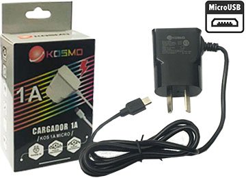 Cargador 220v 5v 1a Micro Usb Kosmo Ks-18a De Pared Potencia Real 0.7a