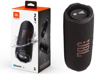 Parlante Jbl Flip 7 Bluetooth 5.4 Duracion De Bateria 16hs Waterproof Ip68 30watts Negro Original